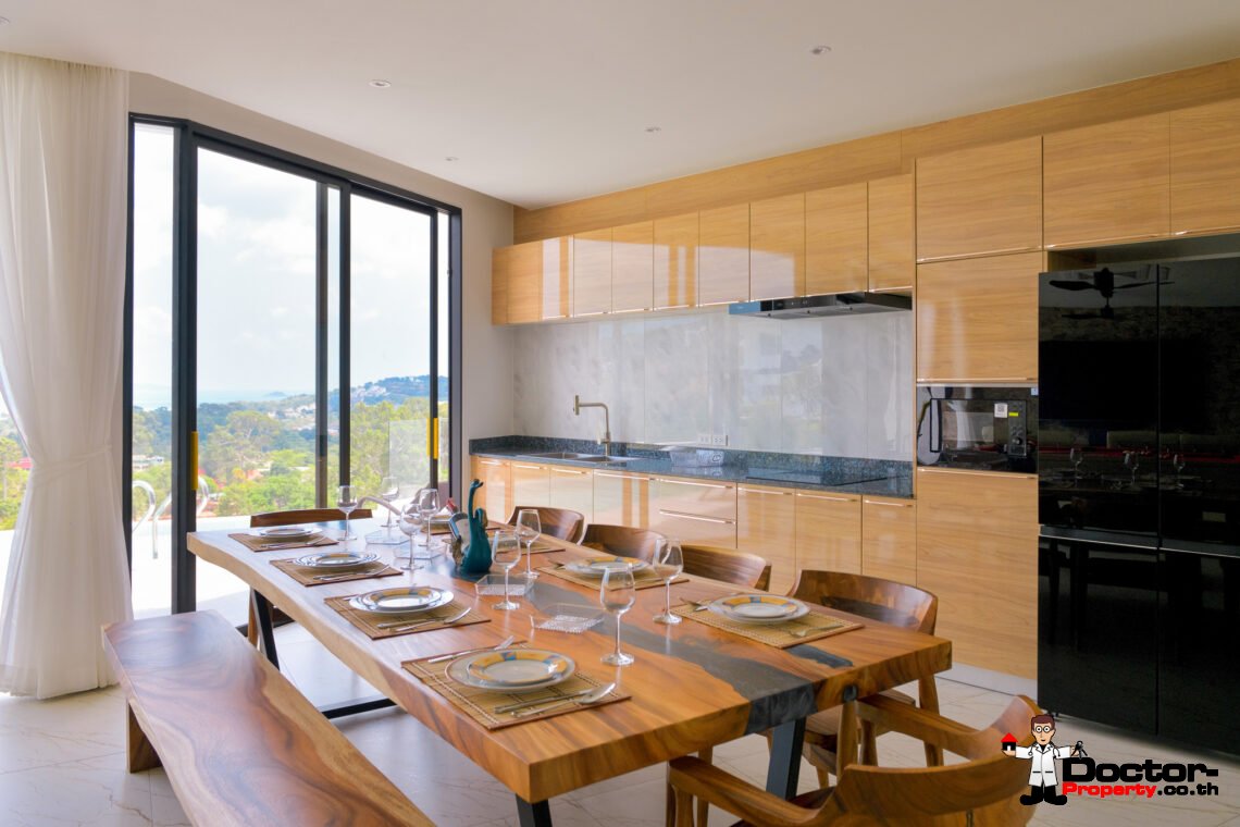 Luxurious 5 Bedroom Pool Villa with Sea View in Bo Phut, Koh Samui – For Sale