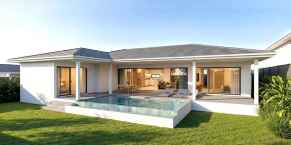 Modern Tropical 3 Bedroom Pool Villa in Lamai, Koh Samui – For Sale