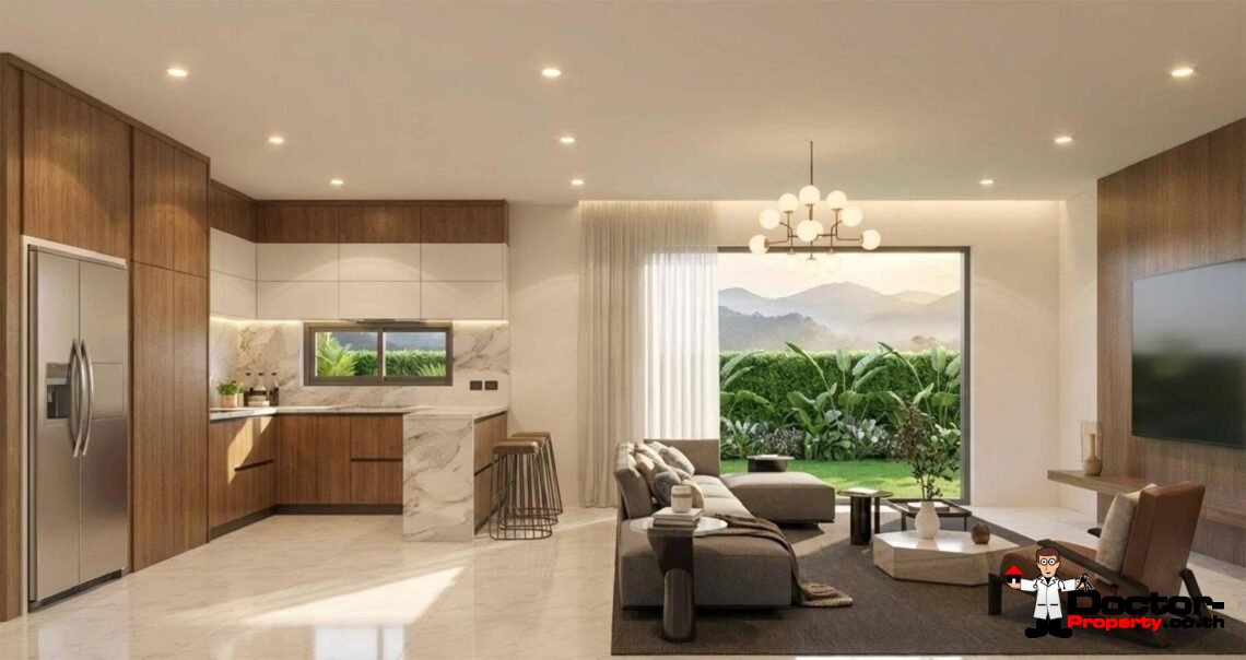 Modern Tropical 3 Bedroom Pool Villa in Lamai, Koh Samui – For Sale