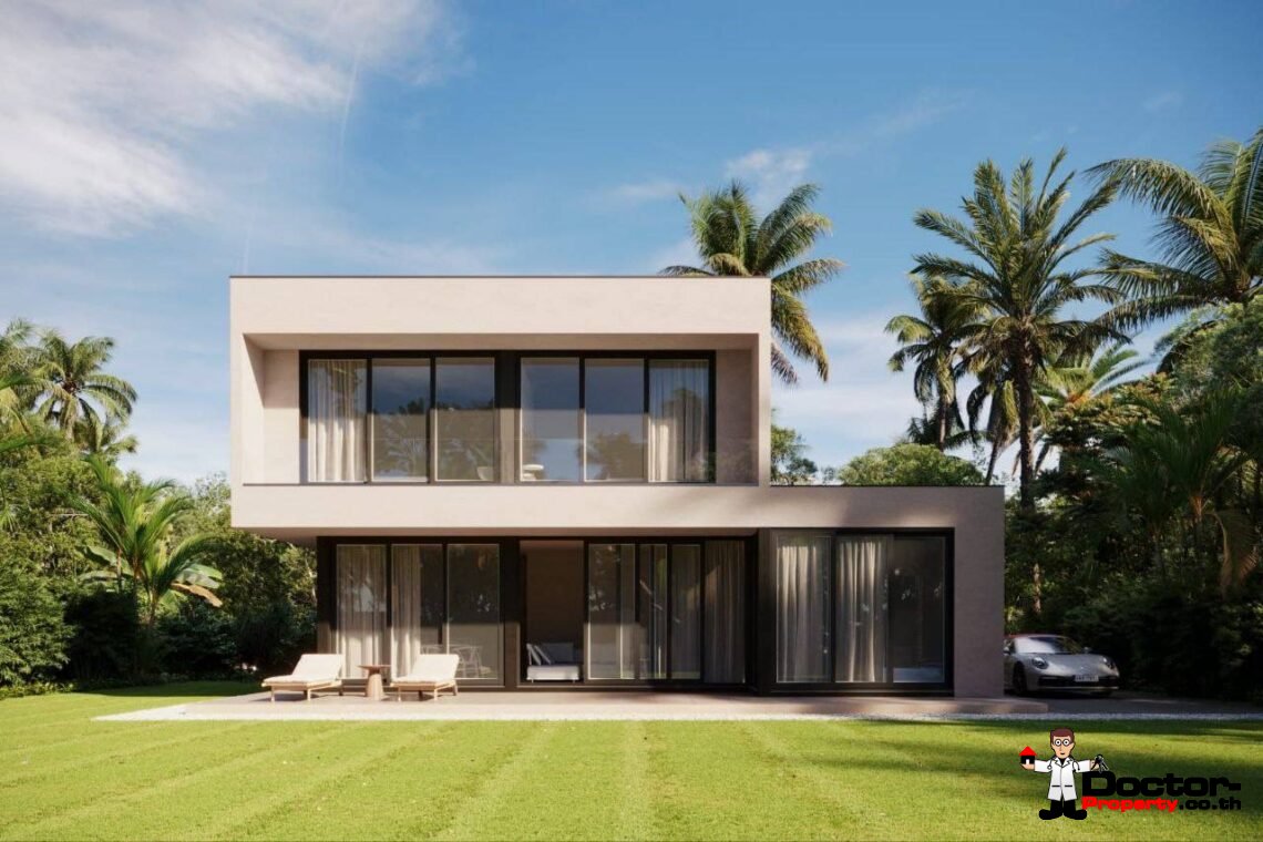 Modern Tropical 3 Bedroom Private Pool – 2 Storey Villa in Chaweng Noi, Koh Samui – For Sale