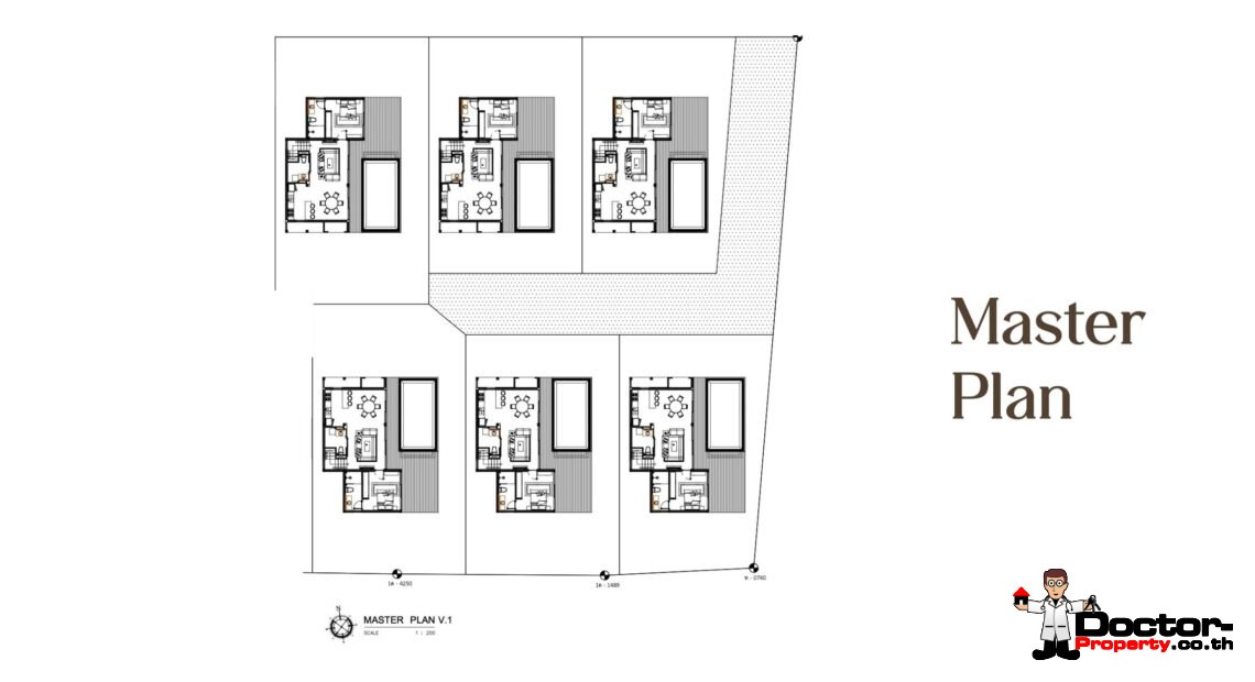 Modern Tropical 3 Bedroom Private Pool – 2 Storey Villa in Chaweng Noi, Koh Samui – For Sale