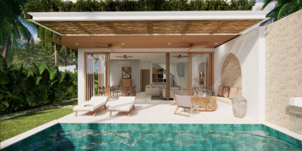 Modern 4 Bedroom – 2 Storey Pool Villa in Bang Rak, Koh Samui – For Sale