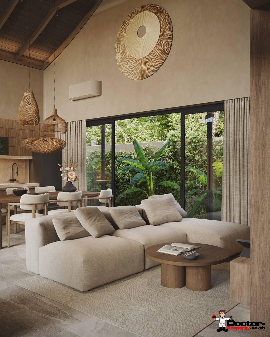 Tropical 2 Bedroom Pool Villa in Mae Nam, Koh Samui – For Sale