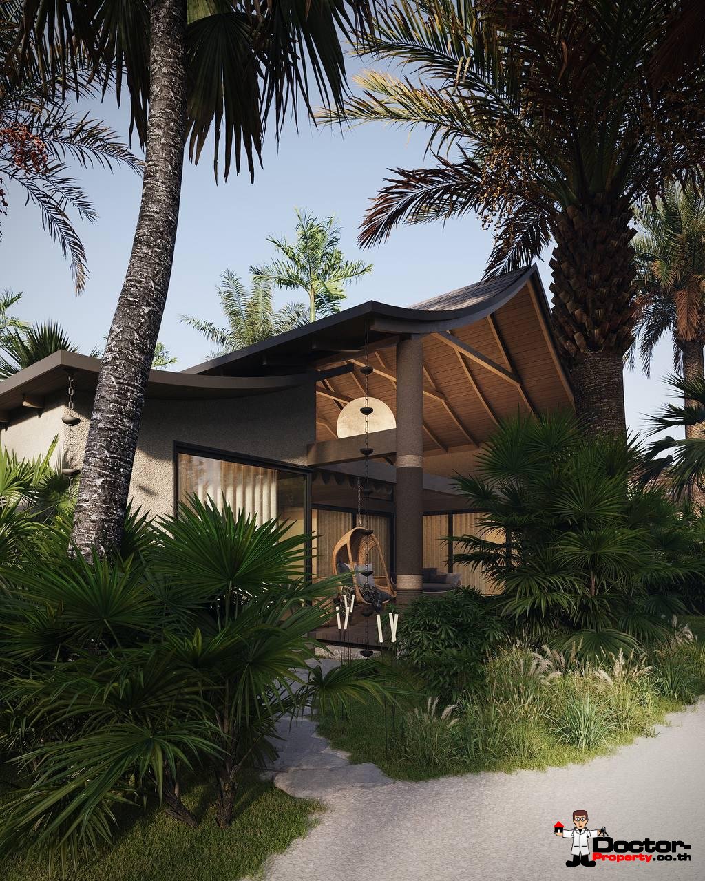 Tropical 2 Bedroom Pool Villa in Mae Nam, Koh Samui – For Sale