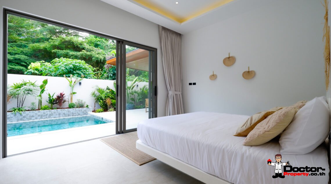 Modern 3 Bedroom Private Pool Villa in Mae Nam, Koh Samui – For Sale