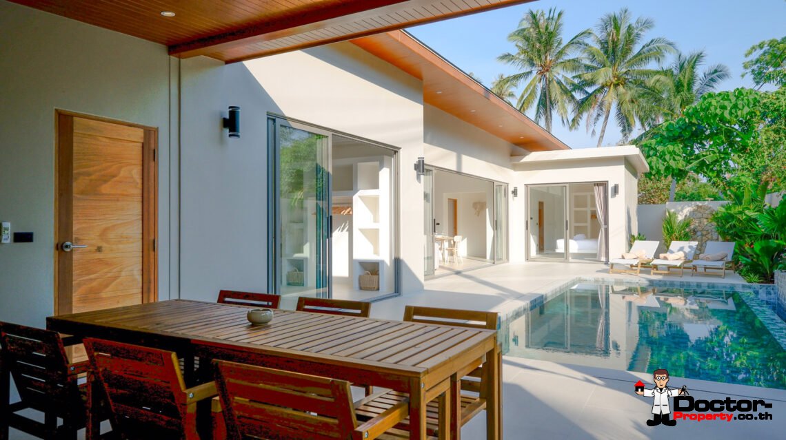 Modern 3 Bedroom Private Pool Villa in Mae Nam, Koh Samui – For Sale