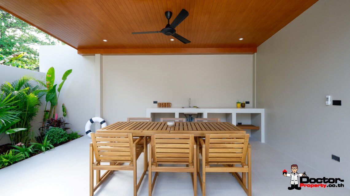 Modern 3 Bedroom Private Pool Villa in Mae Nam, Koh Samui – For Sale