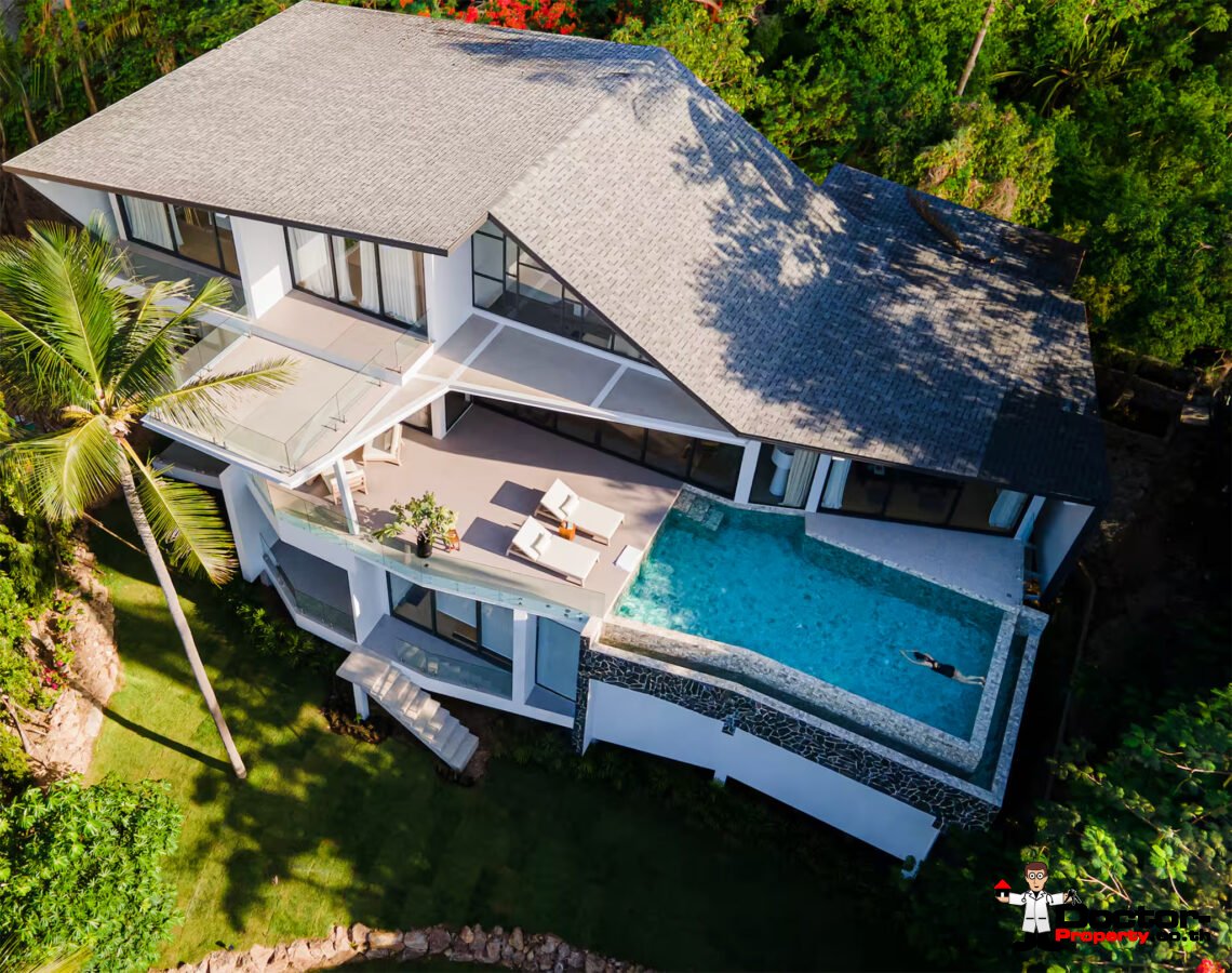 Luxurious 5 Bedroom Pool Villa with Sea View in Bang Por, Koh Samui – For Sale