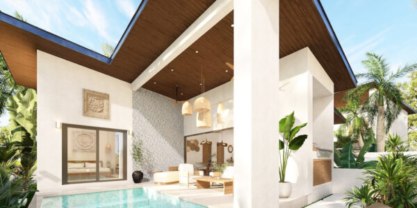 Modern Tropical 2-3 Bedroom Pool Villa in Lamai, Koh Samui – For Sale