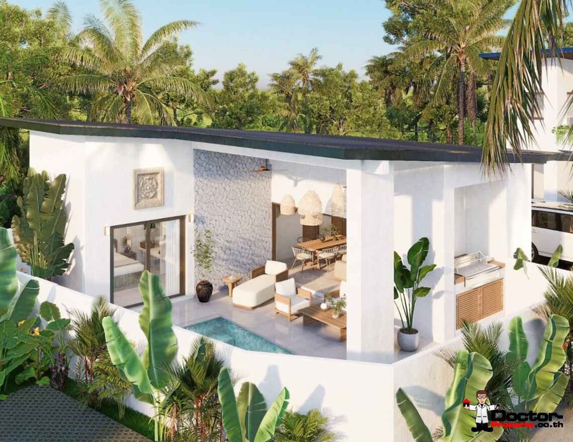 Modern Tropical 2-3 Bedroom Pool Villa in Lamai, Koh Samui – For Sale