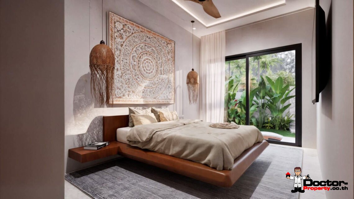 Modern Tropical 2-3 Bedroom Pool Villa in Lamai, Koh Samui – For Sale