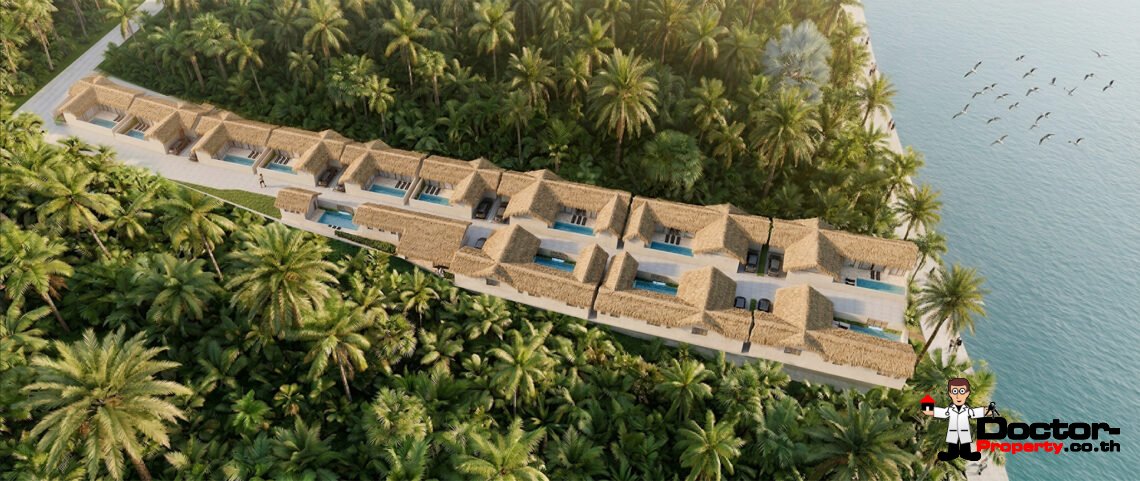 3 Bedroom Pool Villa with Lakeside in Chaweng, Koh Samui – For Sale