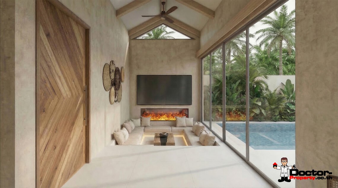 3 Bedroom Pool Villa with Lakeside in Chaweng, Koh Samui – For Sale