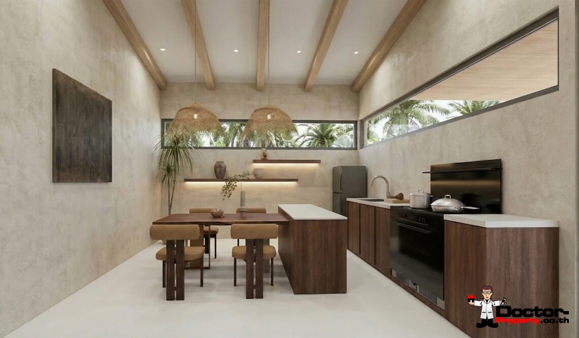 3 Bedroom Pool Villa with Lakeside in Chaweng, Koh Samui – For Sale
