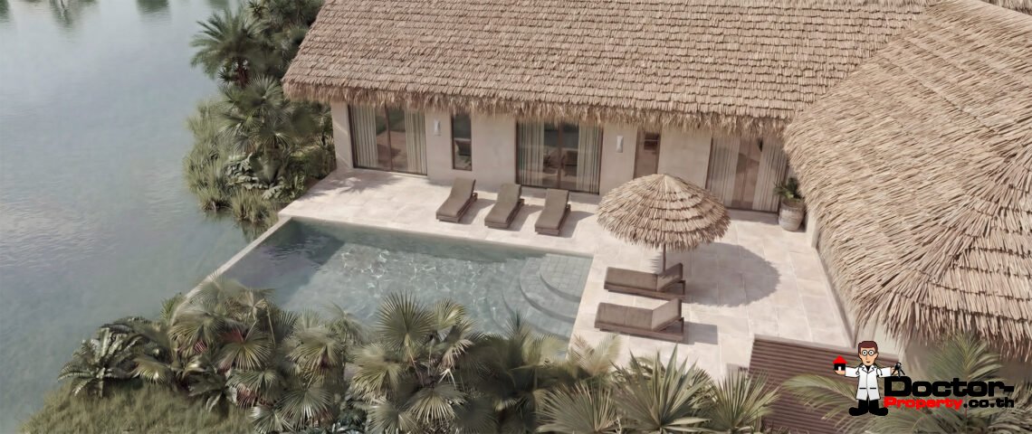 3 Bedroom Pool Villa with Lakeside in Chaweng, Koh Samui – For Sale
