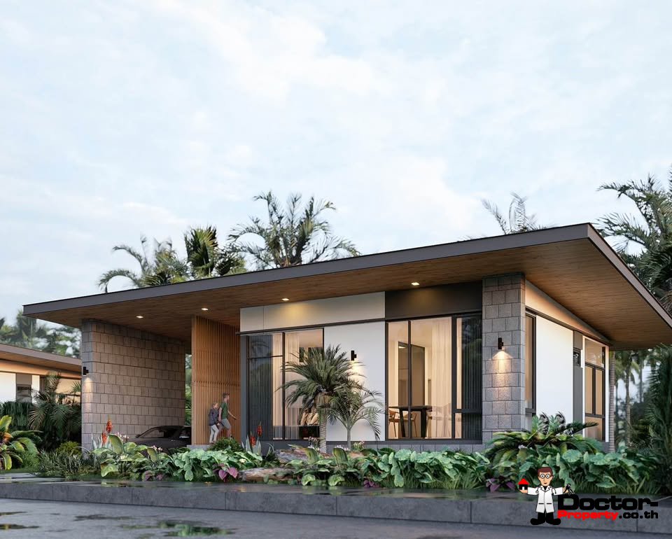 2 Bedroom Tiny House, 800 metre walk to the Beach in Ban Tai, Koh Samui – For Sale