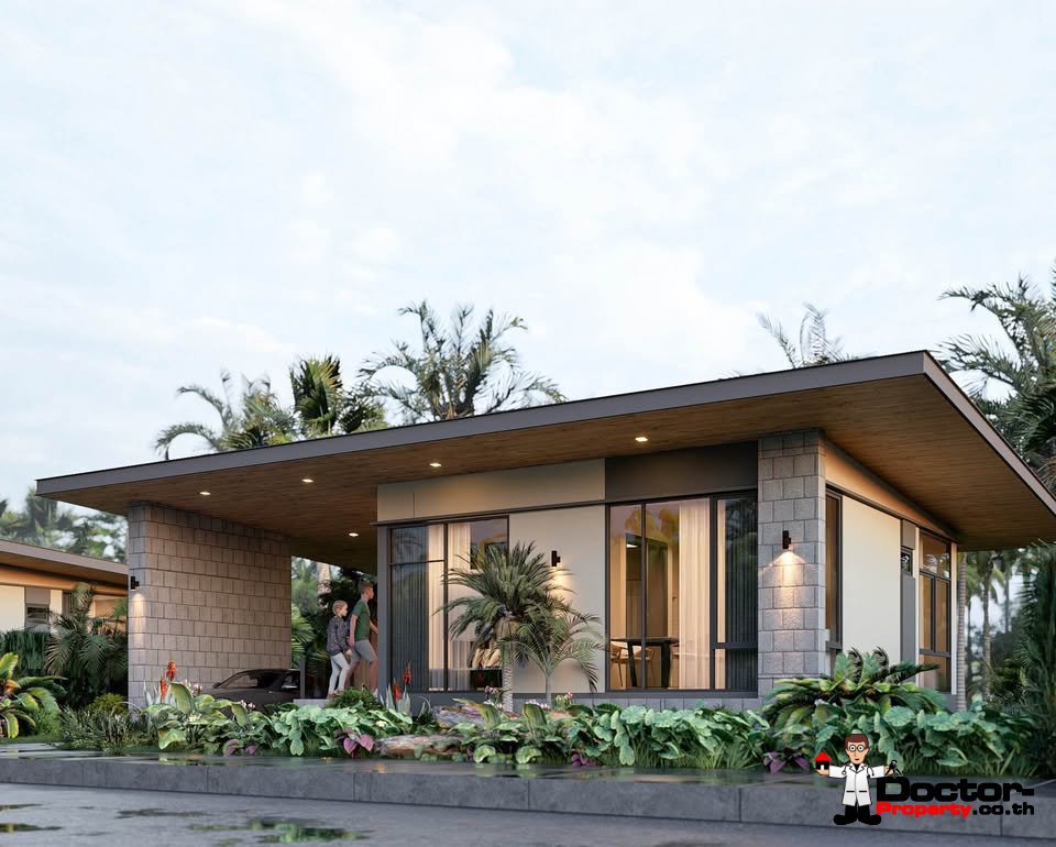 2 Bedroom Tiny House, 800 metre walk to the Beach in Ban Tai, Koh Samui – For Sale