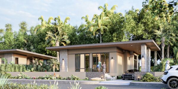 2 Bedroom Tiny House, 800 metre walk to the Beach in Ban Tai, Koh Samui – For Sale