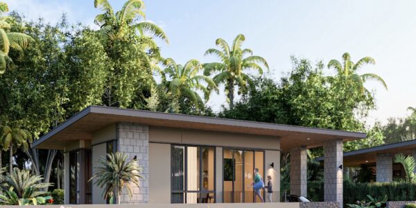 2 Bedroom Tiny House, 800 metre walk to the Beach in Ban Tai, Koh Samui – For Sale