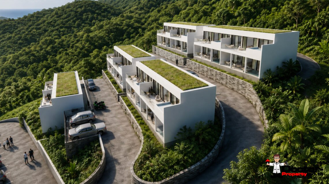 2 Bedroom Apartment with Sea View in Na Mueang, Koh Samui – For Sale