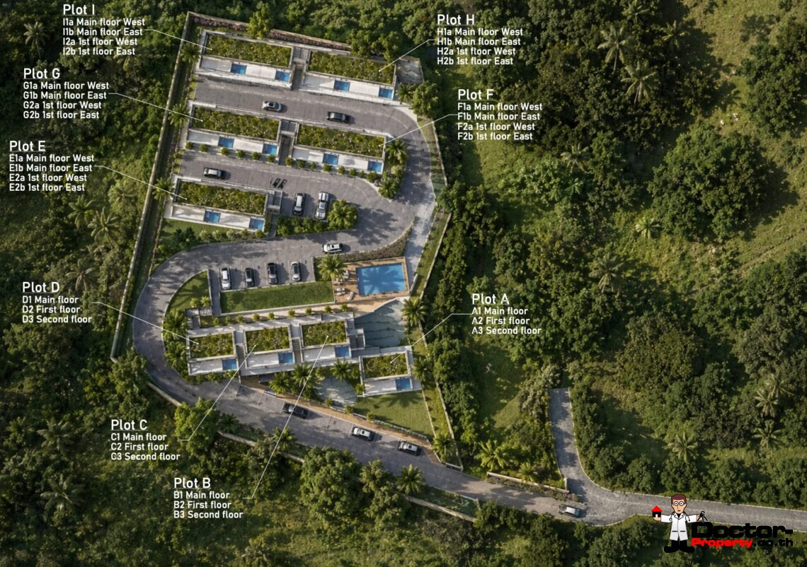 2 Bedroom Apartment with Sea View in Na Mueang, Koh Samui – For Sale