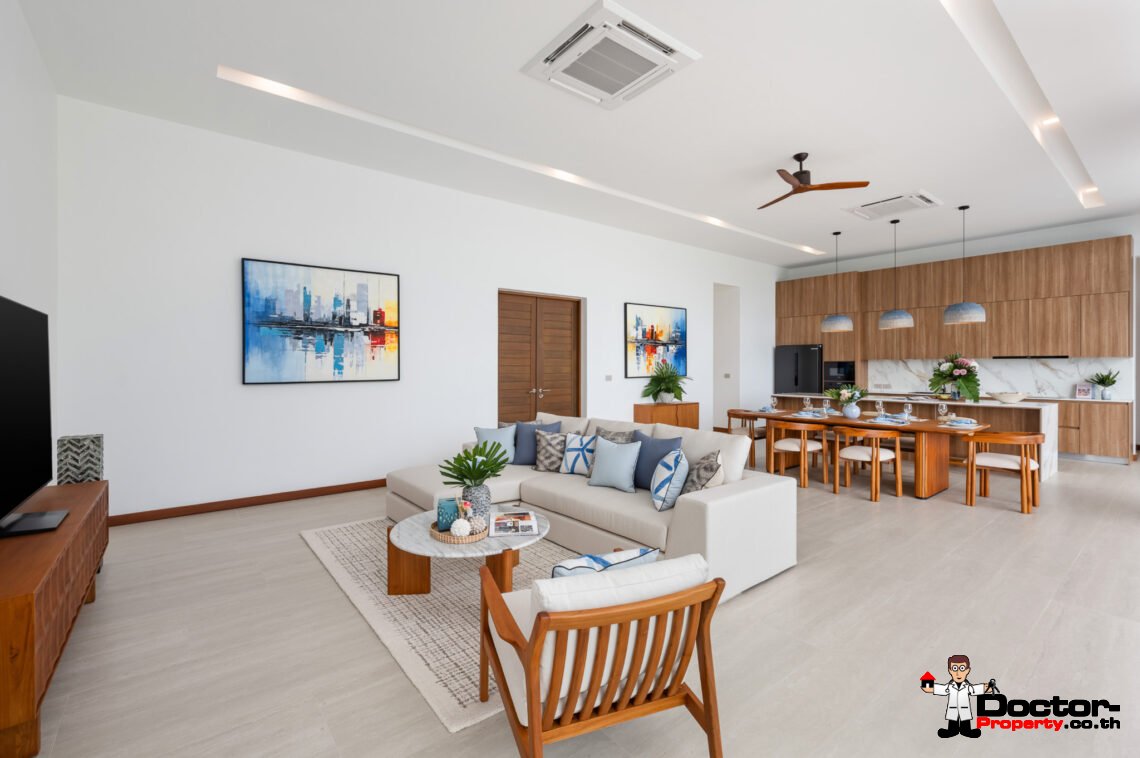 Luxury 3-4 Bedroom Private Pool Villa with Sea View in Chaweng Noi, Koh Samui – For Sale