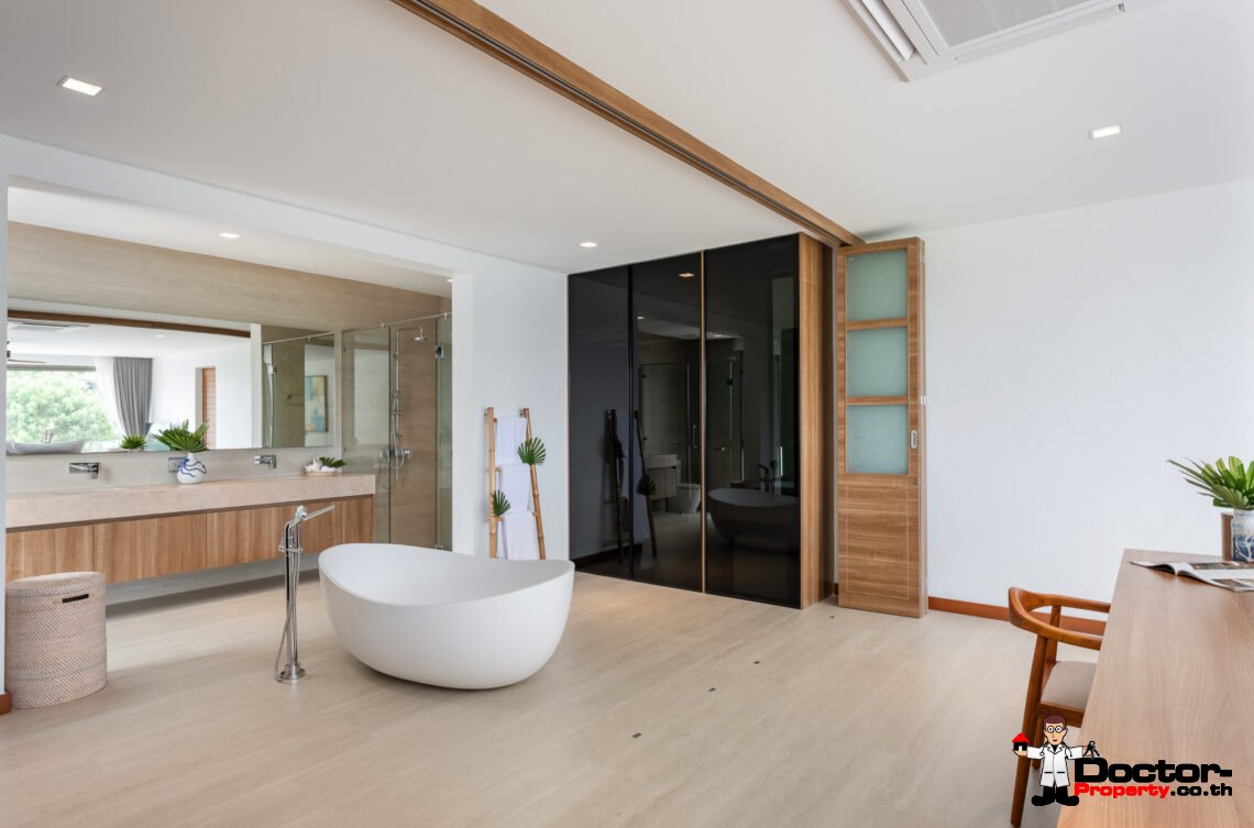 Luxury 3-4 Bedroom Private Pool Villa with Sea View in Chaweng Noi, Koh Samui – For Sale