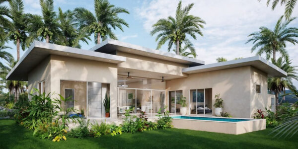 Tropical 3 Bedroom Pool Villa in Bo Phut, Koh Samui – For Sale