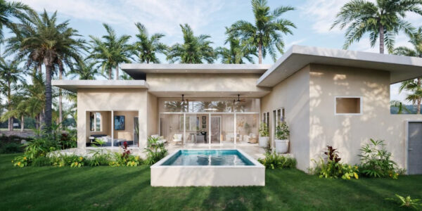 Tropical 3 Bedroom Pool Villa in Bo Phut, Koh Samui – For Sale