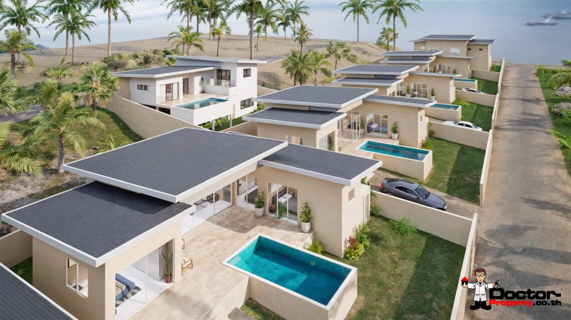 Tropical 3 Bedroom Pool Villa in Bo Phut, Koh Samui – For Sale