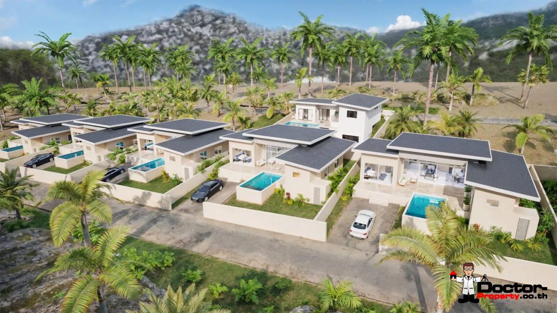 Tropical 3 Bedroom Pool Villa in Bo Phut, Koh Samui – For Sale