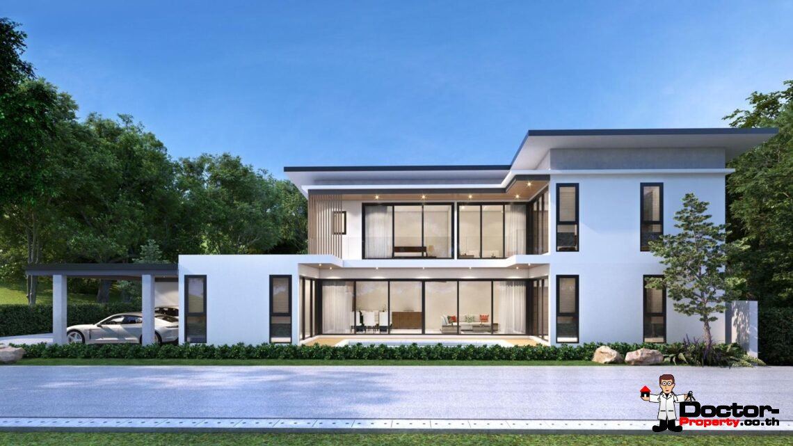3–4 Bedroom, 2-Storey Private Pool Villa in Bo Phut – For Sale