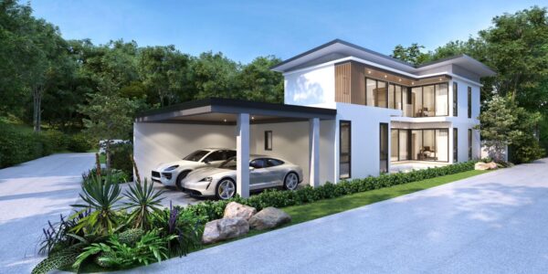 3–4 Bedroom, 2-Storey Private Pool Villa in Bo Phut – For Sale
