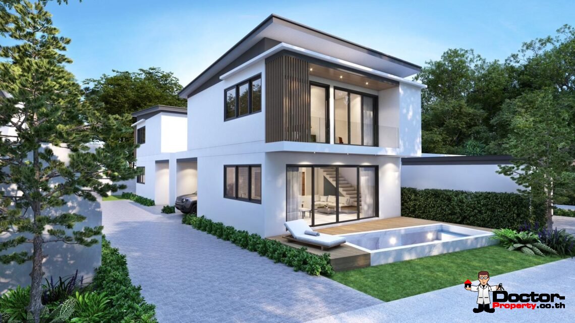 3–4 Bedroom, 2-Storey Private Pool Villa in Bo Phut – For Sale