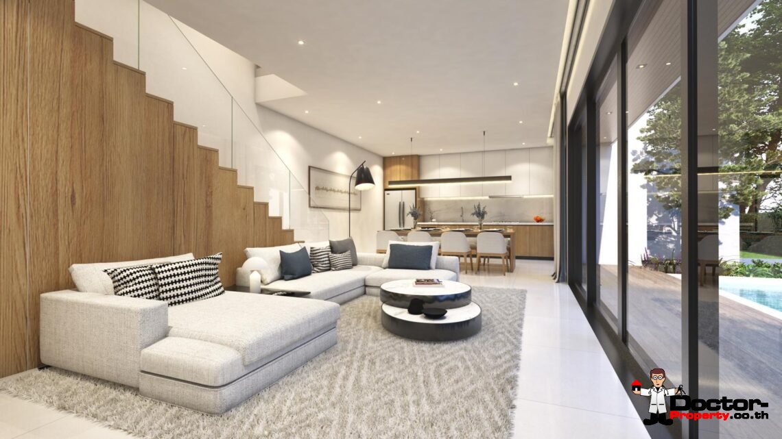 3–4 Bedroom, 2-Storey Private Pool Villa in Bo Phut – For Sale