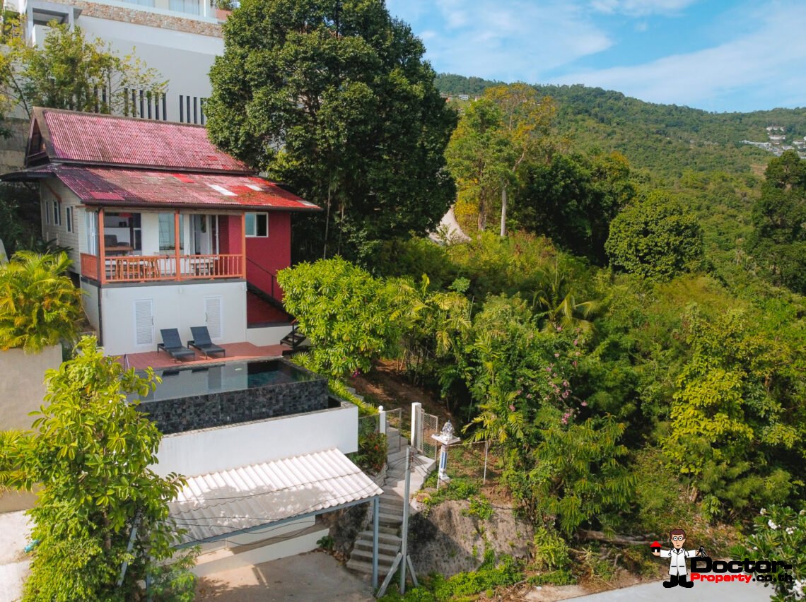 2 Bedroom House with 300 metre to the Beach in Bang Por, Koh Samui – For Sale