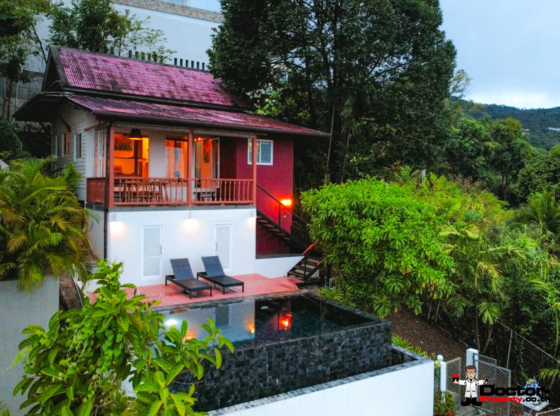 2 Bedroom House with 300 metre to the Beach in Bang Por, Koh Samui – For Sale