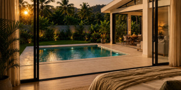 Modern 3 Bedroom Pool Villa in Na Mueang, Koh Samui – For Sale
