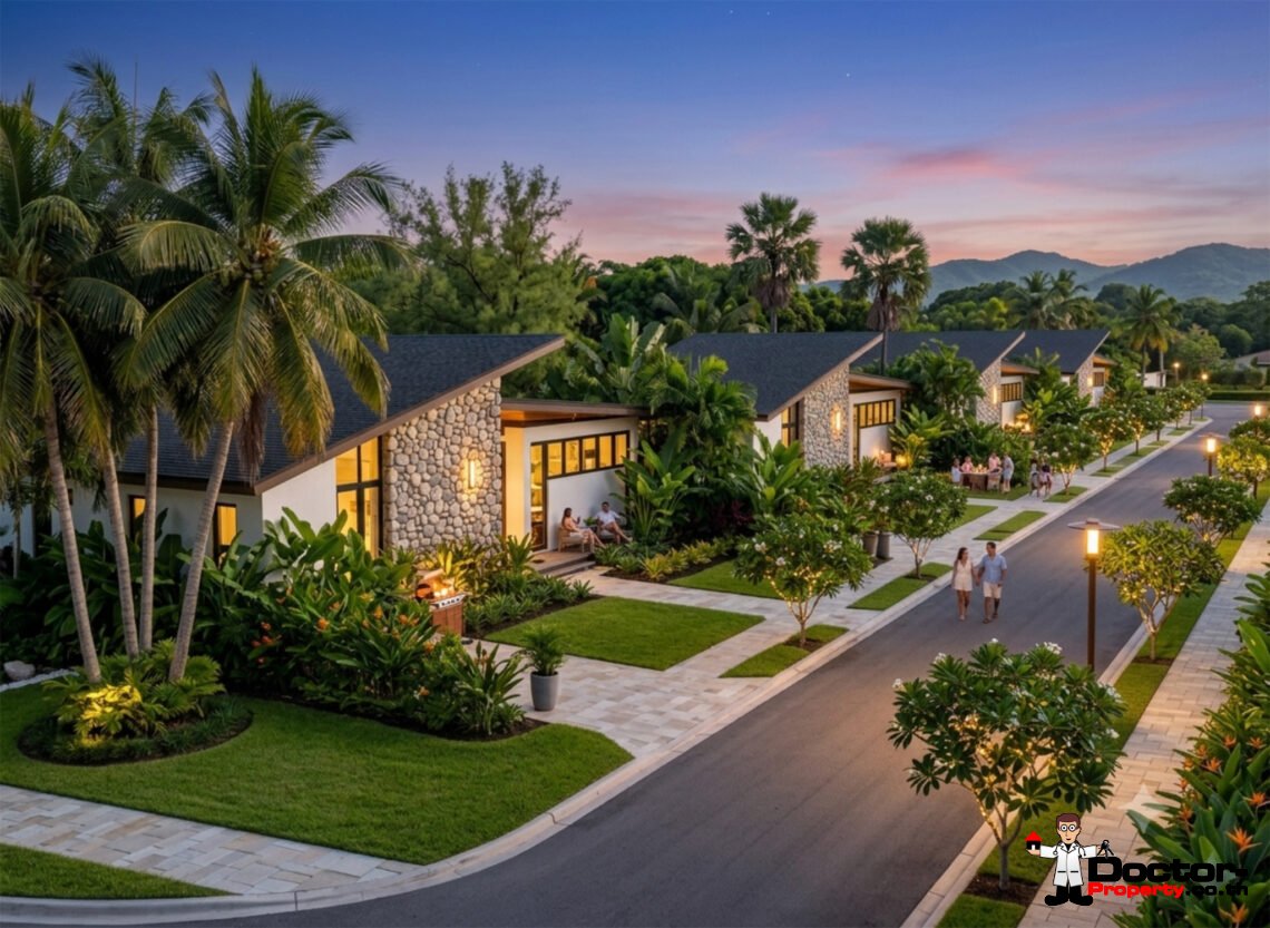 Modern 3 Bedroom Pool Villa in Na Mueang, Koh Samui – For Sale