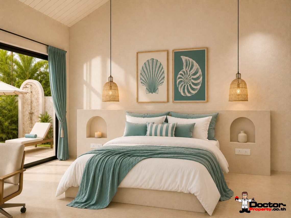 New 1 Bedroom Tropical Villa in Thong Krut, Koh Samui – For Sale