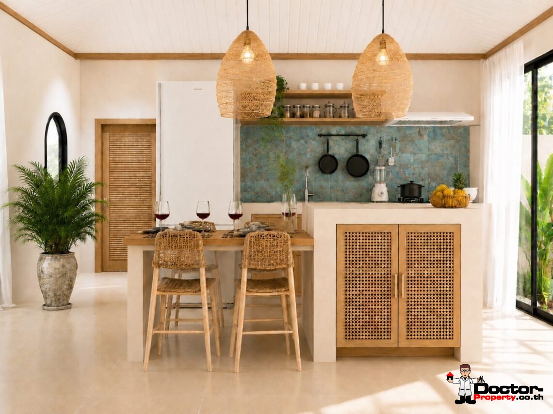 New 1 Bedroom Tropical Villa in Thong Krut, Koh Samui – For Sale