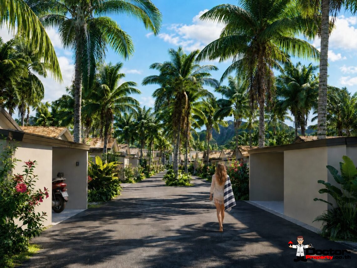New 1 Bedroom Tropical Villa in Thong Krut, Koh Samui – For Sale