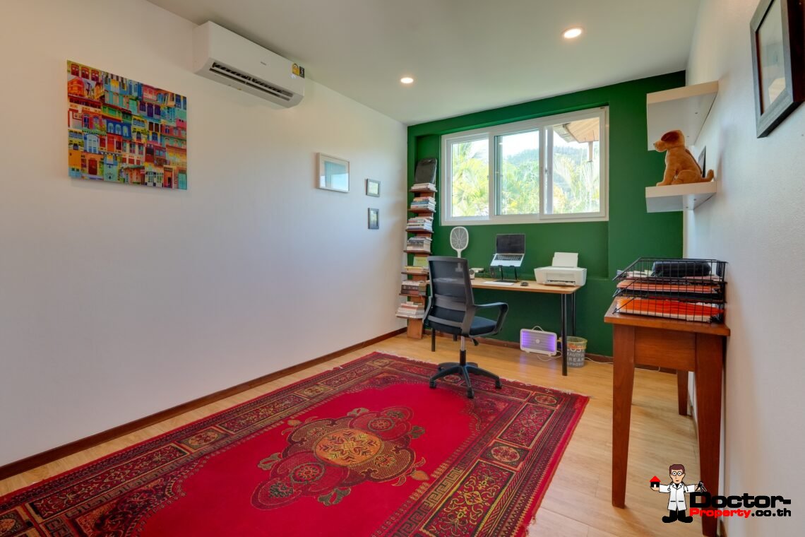 3 + 1 Bedroom Villa With Sea View in Taling Ngam, Koh Samui – For Sale