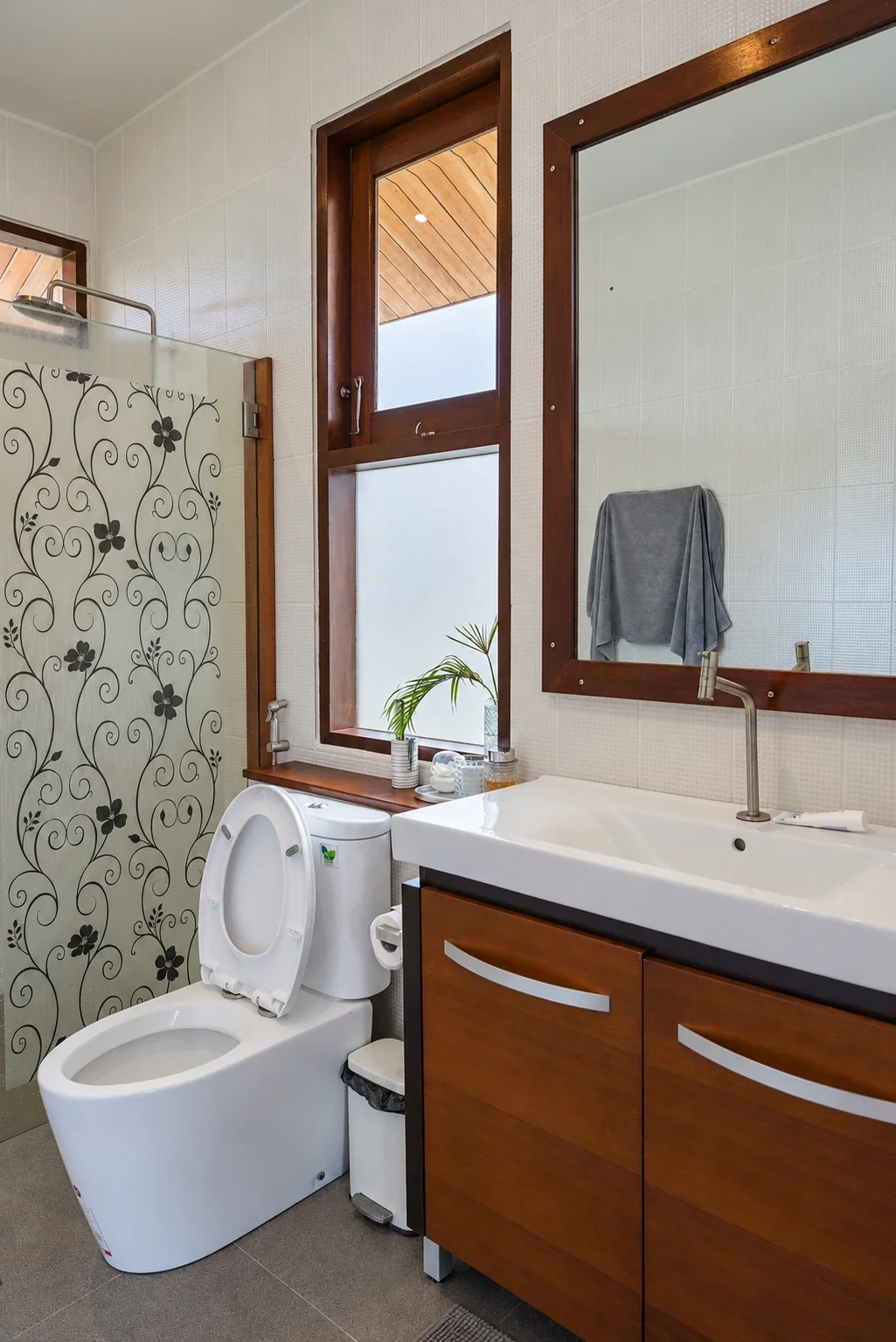 Bathroom at the villa in Taling Ngam, Koh Samui