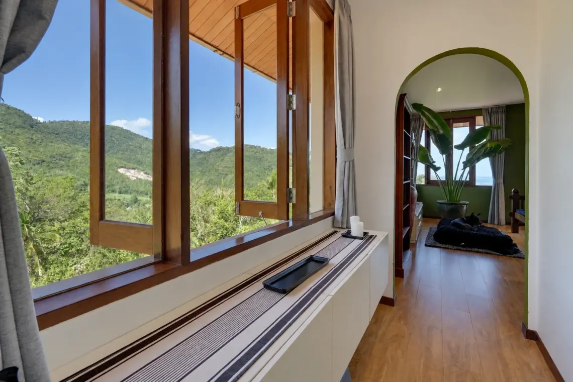 Dressing area at the villa in Taling Ngam, Koh Samui