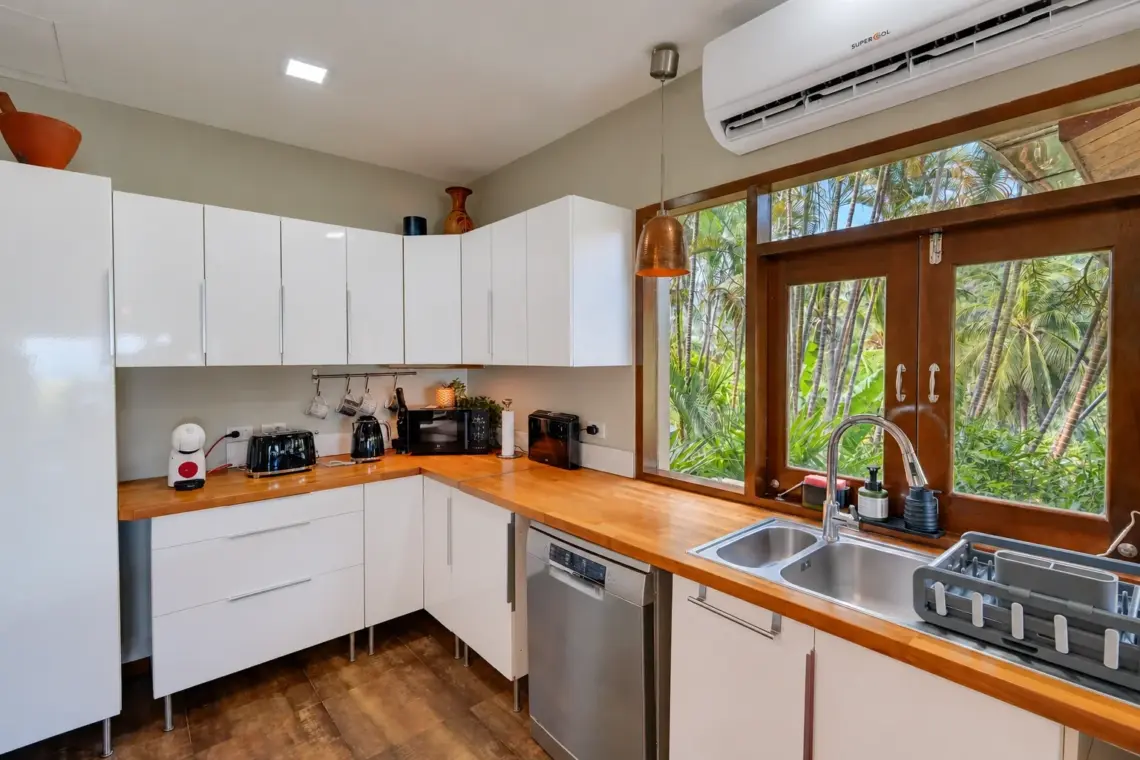 Kitchen at the villa in Taling Ngam, Koh Samui