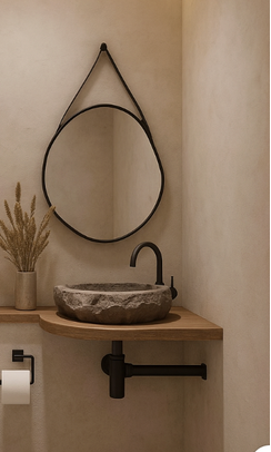 Bathroom wash basin in SHA-KOON 1 bedroom villa
