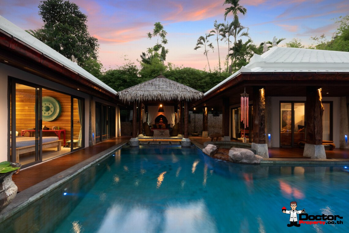 3 Bedroom Zen Pool Villa – Bo Phut Koh Samui – For Sale