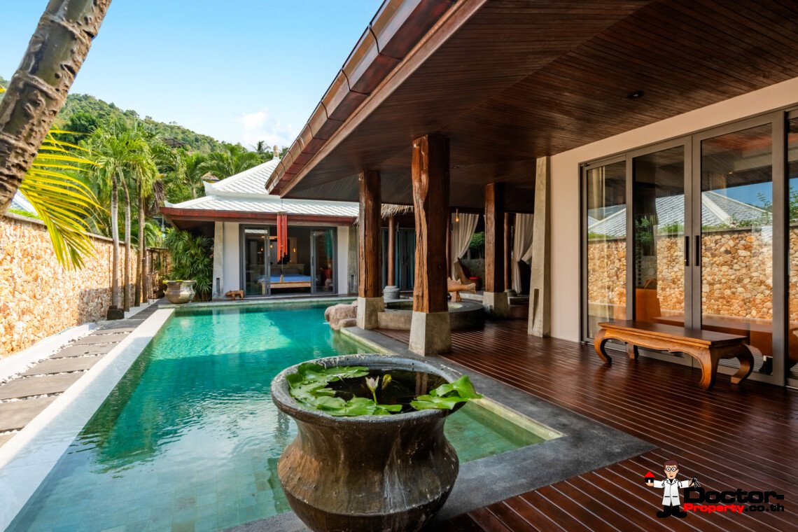 3 Bedroom Zen Pool Villa – Bo Phut Koh Samui – For Sale