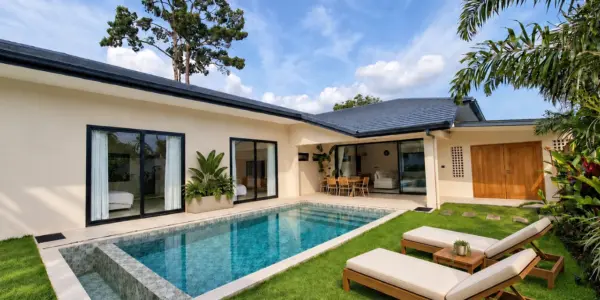 Modern Tropical 2–3 Bedroom Pool Villas in Na Mueang, Koh Samui – For Sale